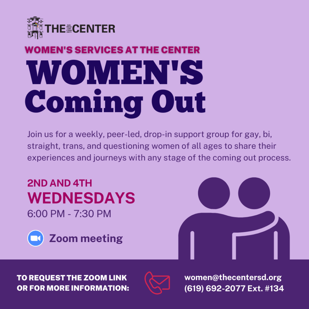 Women's Services at The Center: Women's Coming Out