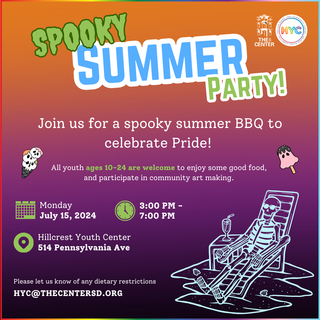 <a href="https://thecentersd.org/events/spooky-summer-party-hyc/">Learn more</a>