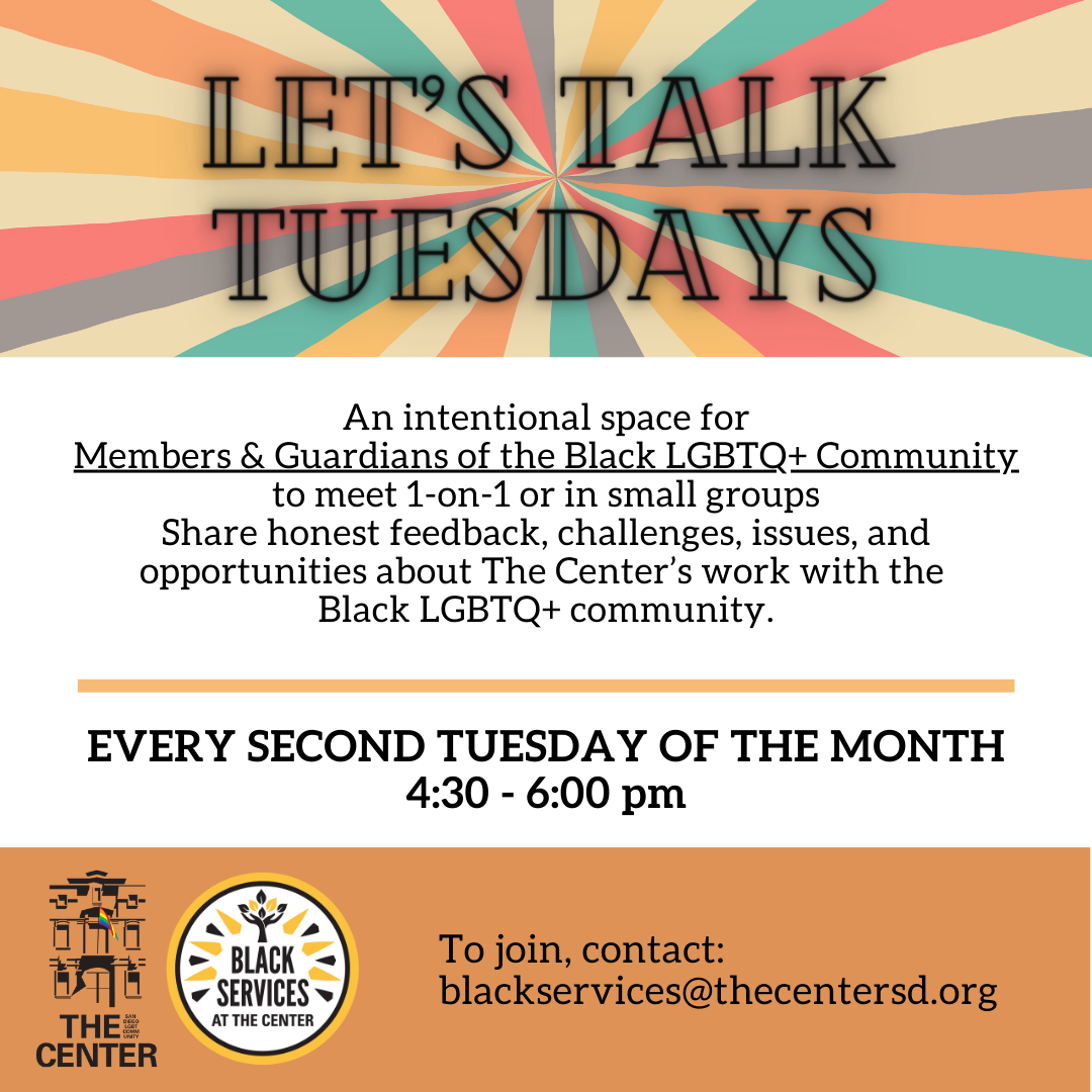 <a href="https://thecentersd.org/events/lets-talk-tuesdays">Learn more</a>