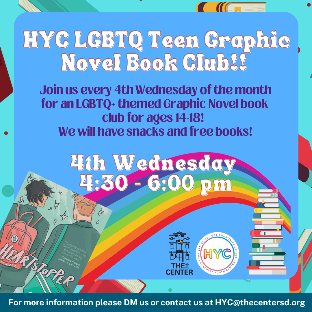 HYC Wednesday – HYC Teen Book Club (14-18)