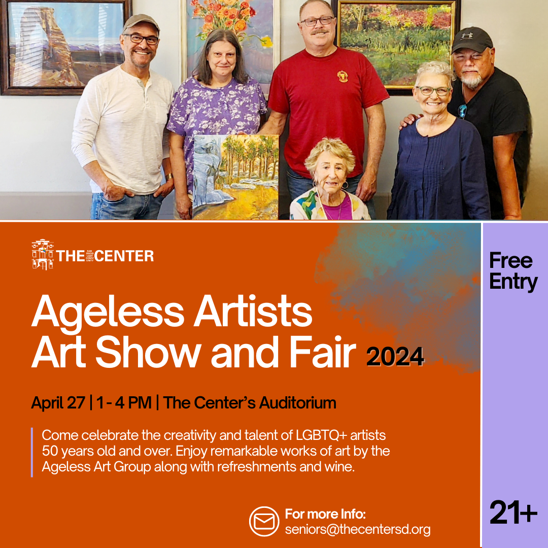 <a href="https://thecentersd.org/events/ageless-artists-art-show-and-fair-2024/">Learn more</a>