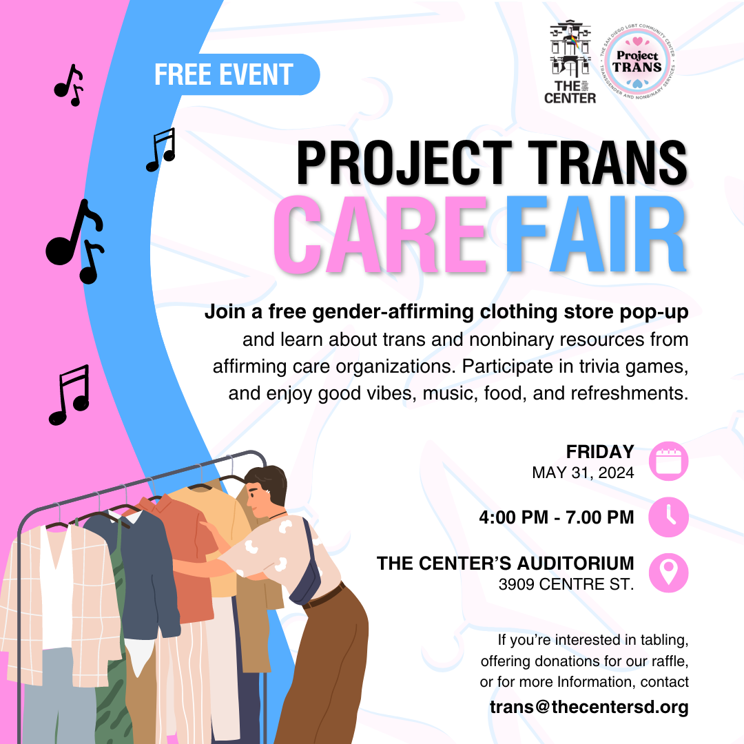 <a href="https://thecentersd.org/events/project-trans-care-fair/">Learn more</a>