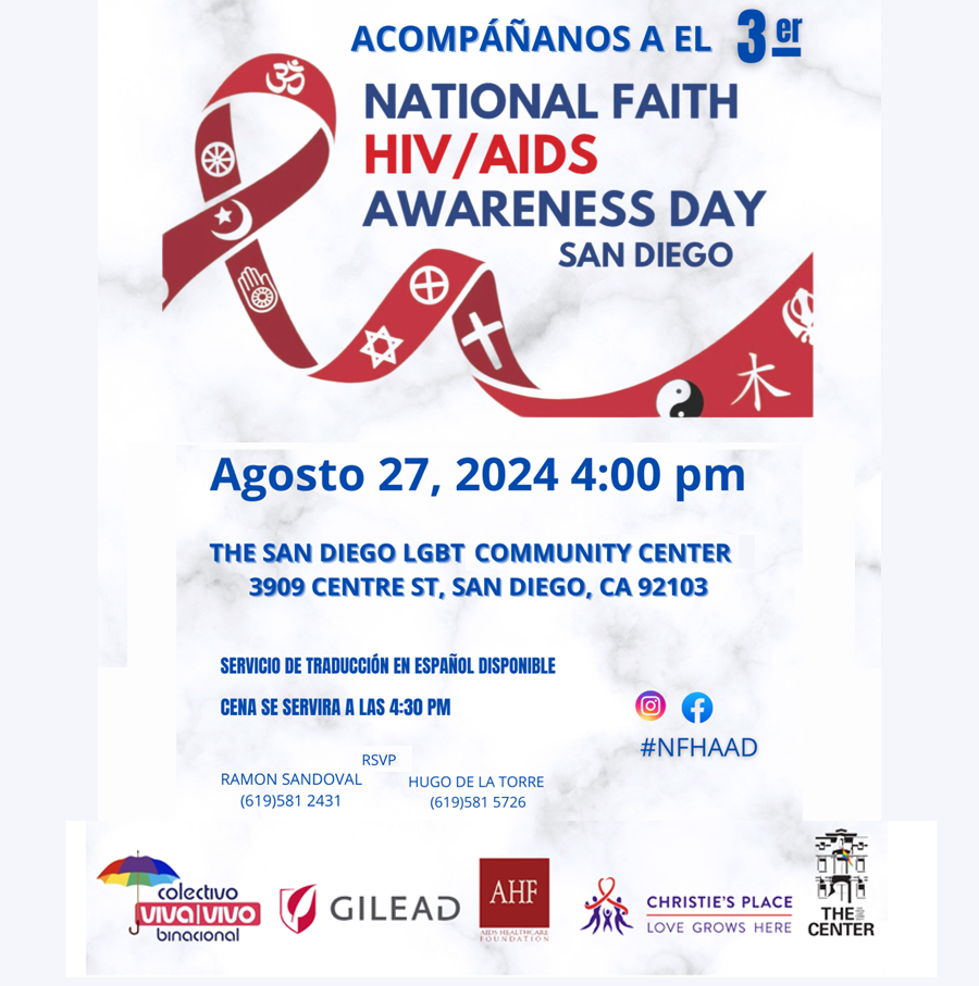3rd Annual National Faith HIV/AIDS Awareness Day – The San Diego LGBT ...