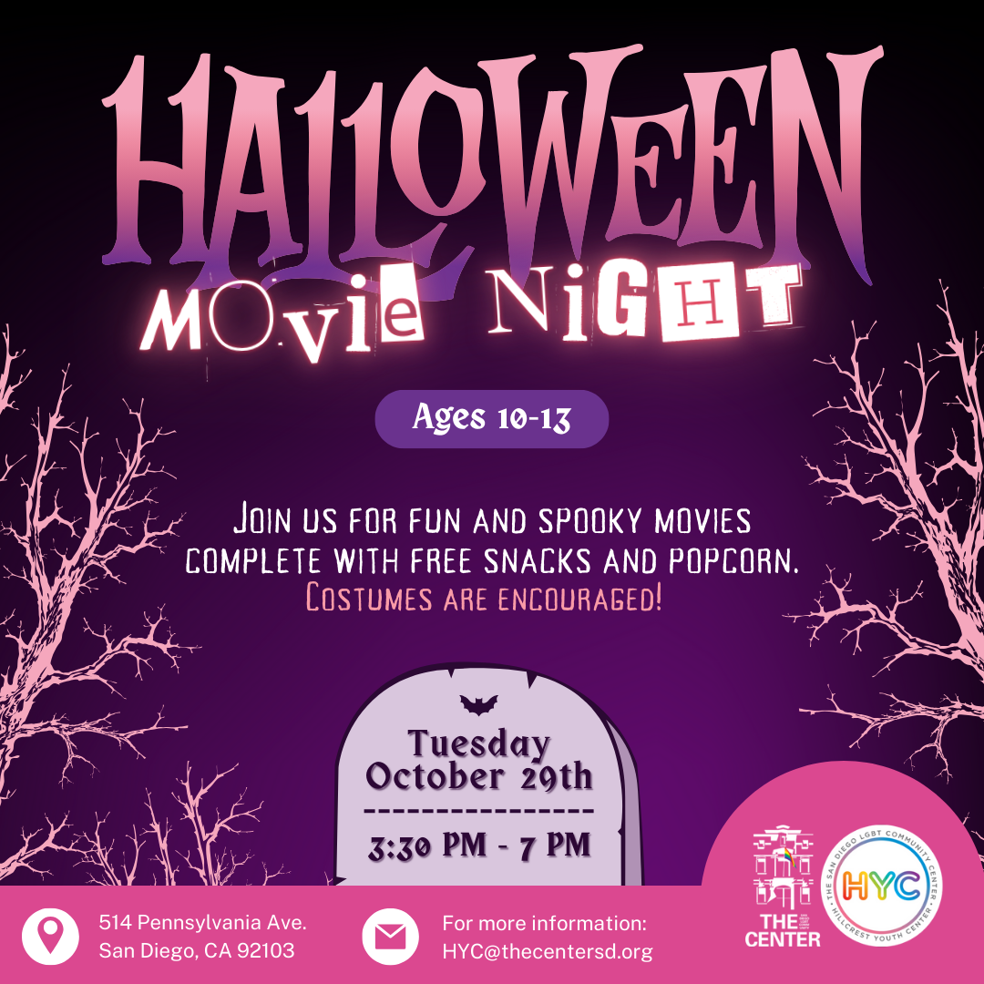 <a href="https://thecentersd.org/events/halloween-movie-night-ages-10-13/">Learn more</a>