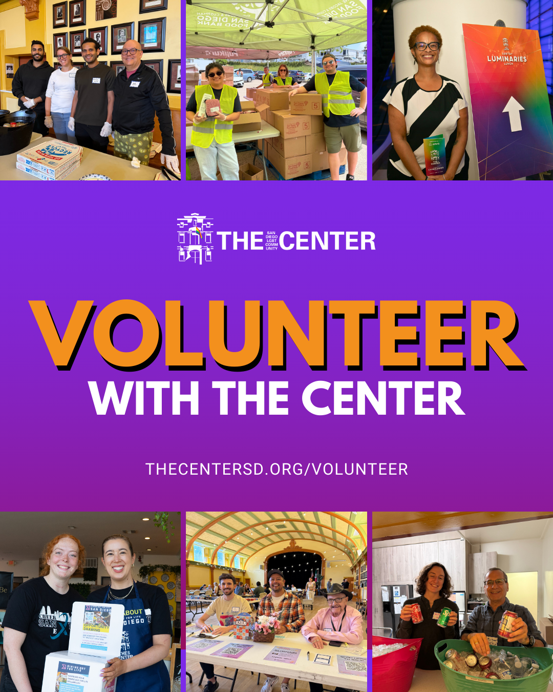 Community volunteering at The Center