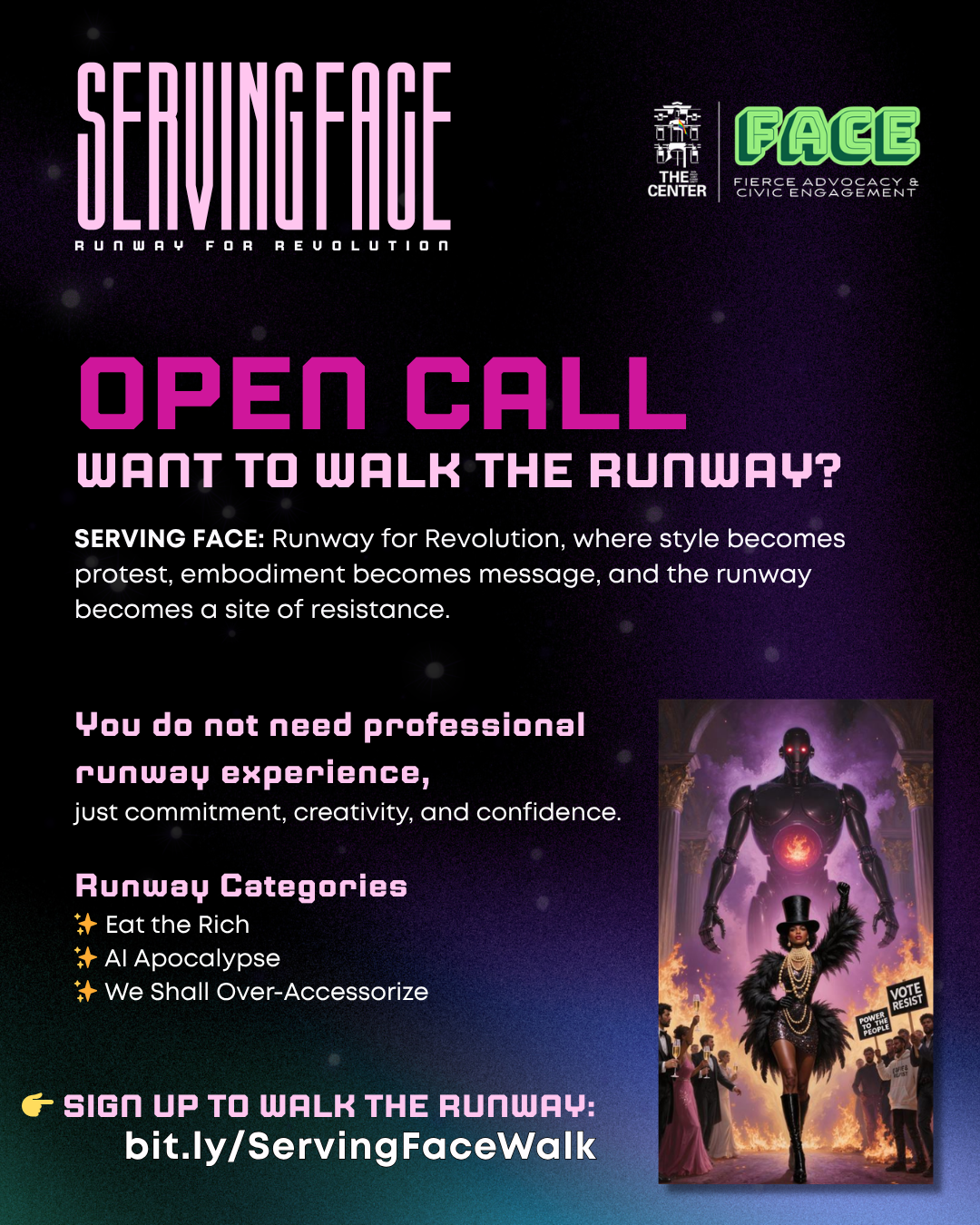 Call to Action-Serving FACE Community Fashion Show