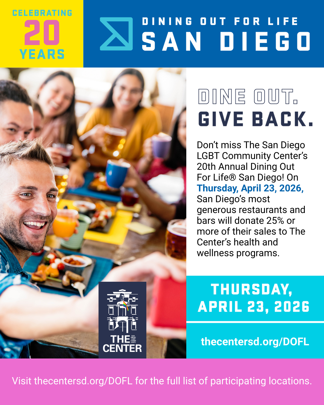 Dining Out For Life San Diego