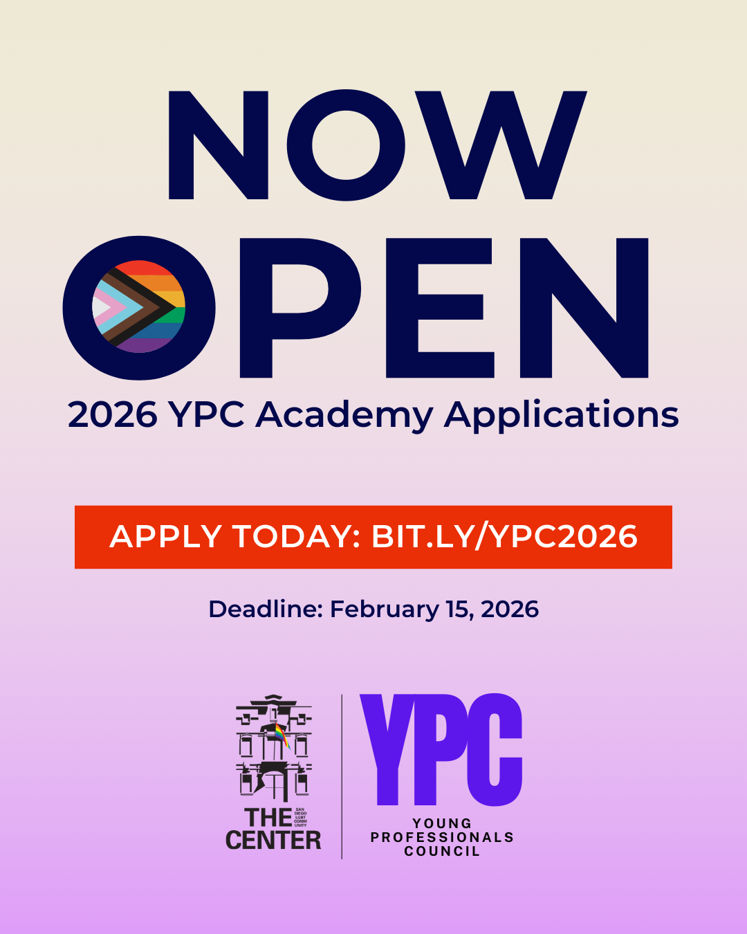 2026 YPC applications for LGBTQ+ leaders