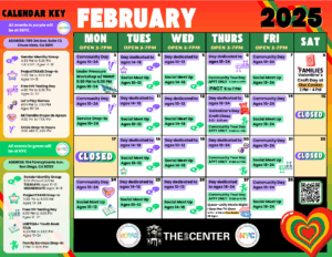 February 2025 Calendar - Youth Services