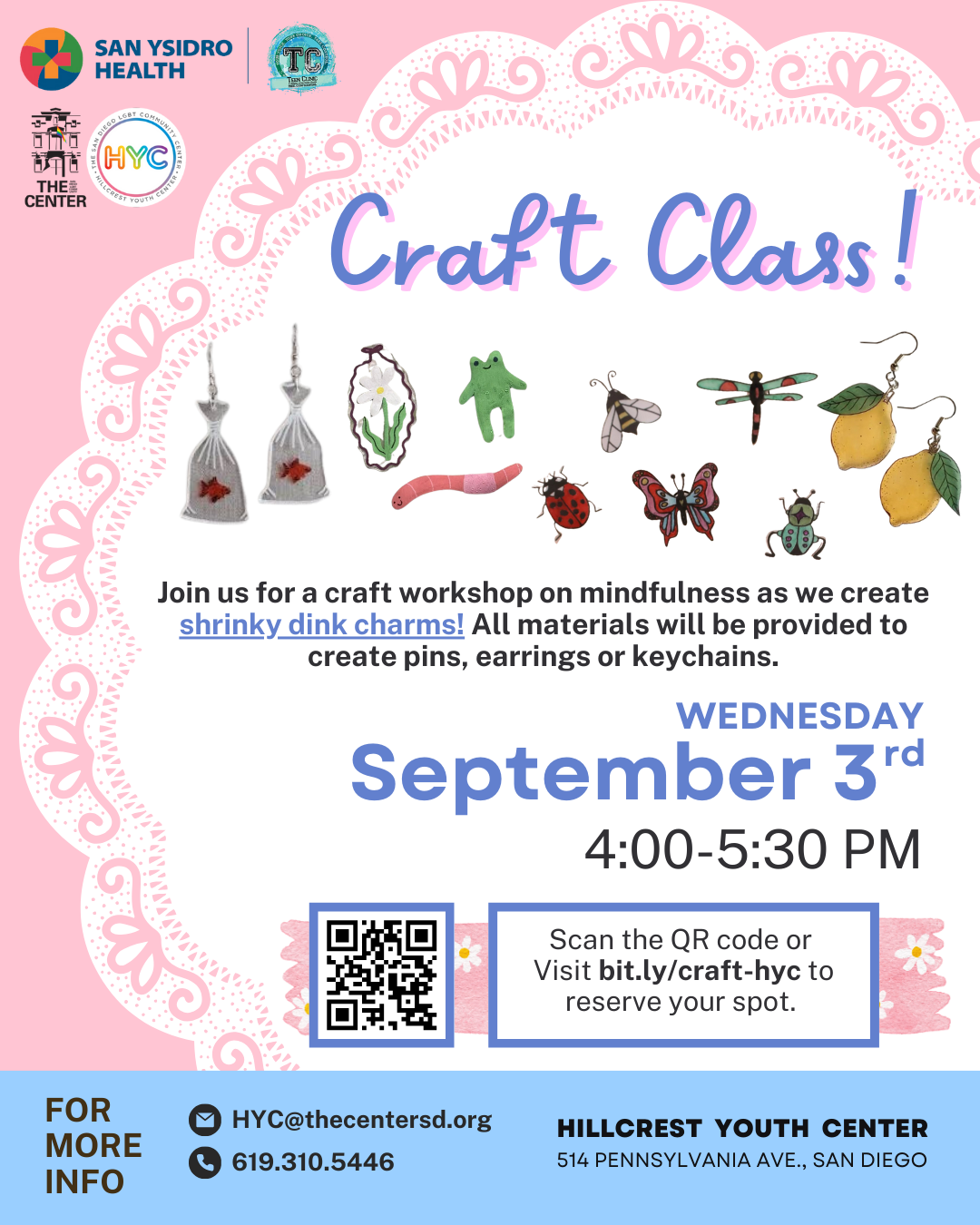 <a href="https://thecentersd.org/events/craft-class-hyc/">Learn more</a>