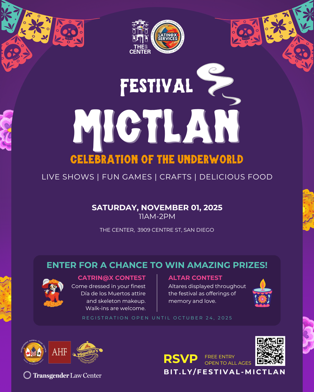 Dia de los muertos event, Festival Mictlan