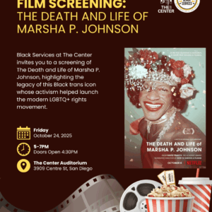 Film Screening: The Death and Life of Marsha P. Johnson