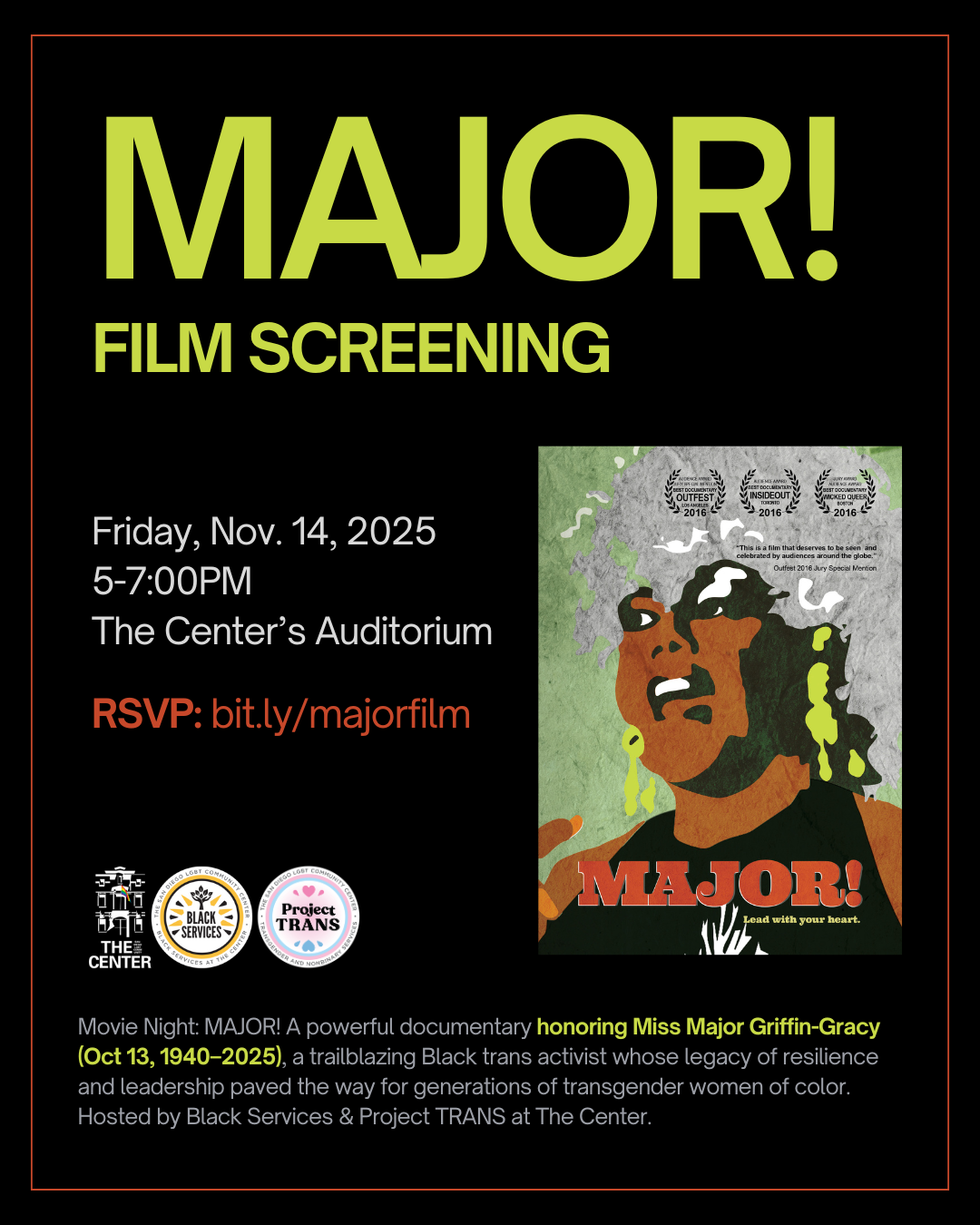 <a href="https://thecentersd.org/events/major-film-screening/">Learn more</a>