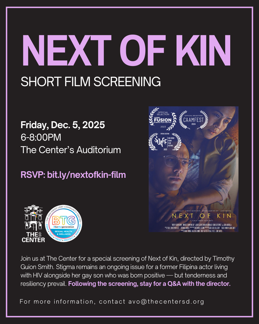 <a href="https://thecentersd.org/events/next-of-kin/">Learn more</a>