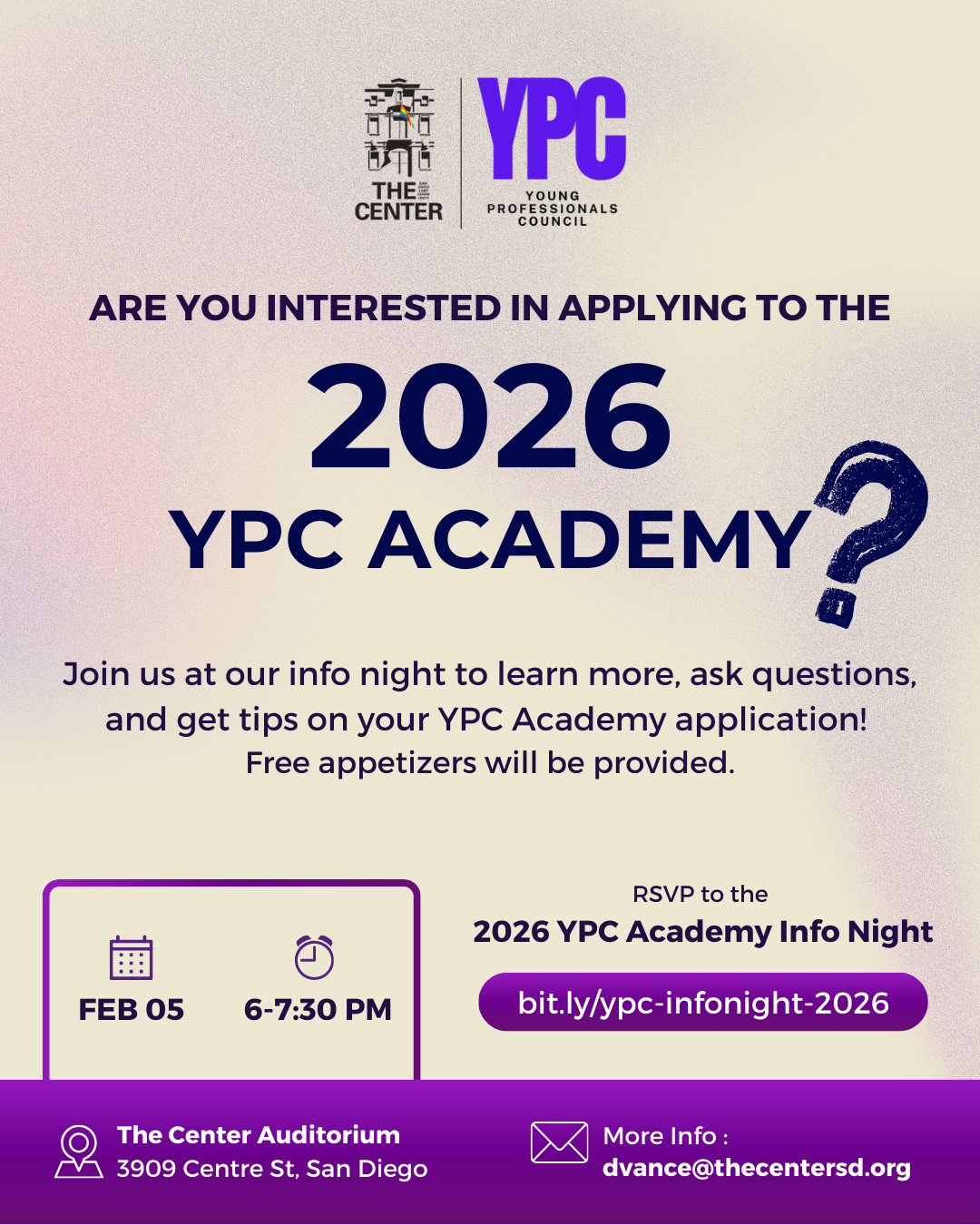 <a href="https://thecentersd.org/events/ypc-infonight-2026/">Learn more</a>