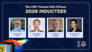 2026 LGBT Veterans Wall of Honor Inductees